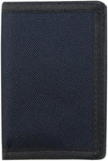 NEICY RFID Blocking Canvas Wallet for Men and Women - Camo Trifold Outdoor Sports Wallets with Magic Sticker for Teen Kids (Black)