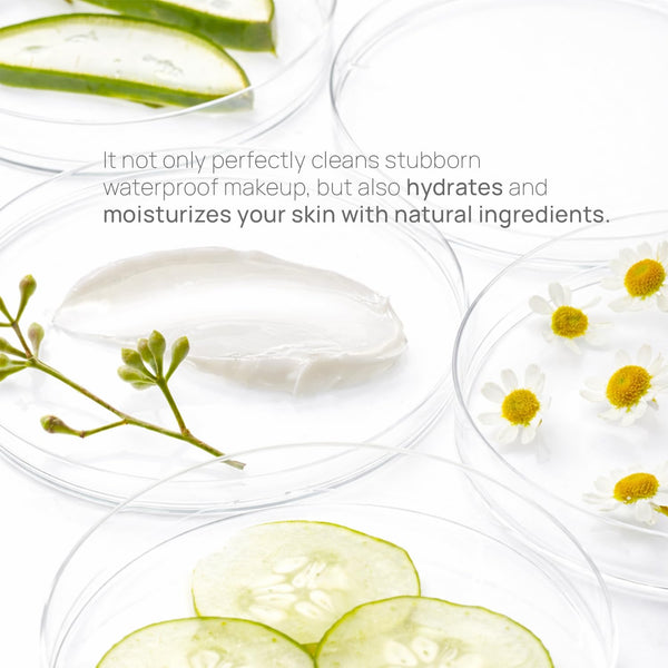 Epielle Green Tea Makeup Remover Wipes, Gentle Daily Facial Cleanser Towelettes, Remove Dirt, Oil & Waterproof Mascara, Stocking Stuffers, 30
