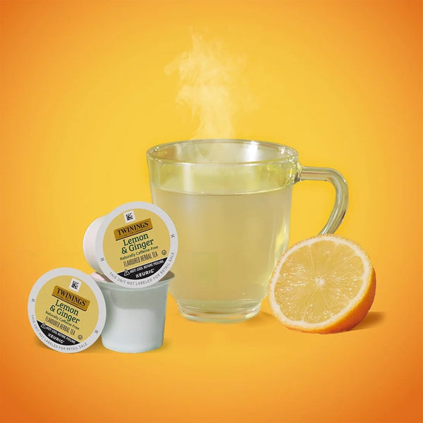 Twinings 20 Count Herbal & Decaffeinated Sampler Assorted Keurig 2.0 K-Cups â Perfect Gourmet Gift Set