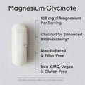 Sports Research® Magnesium Glycinate 160mg, 90 Veggie Capules 90 Count (Pack of 1) Capsule