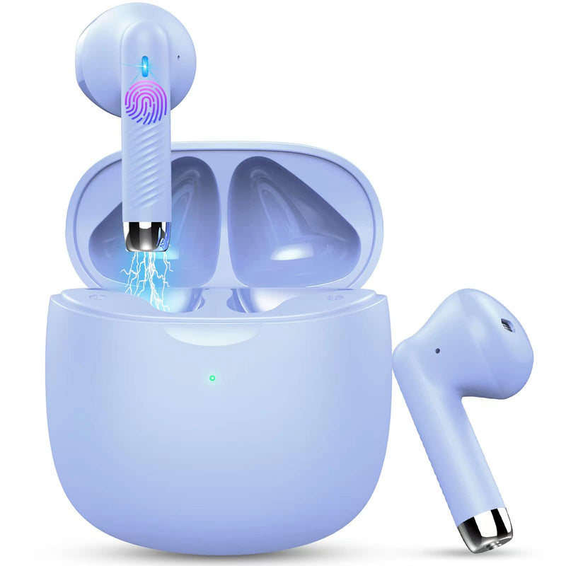 Jxrev Wireless Earbuds, Bluetooth 5.3 Headphones in Ear with Noise Cancelling Mic, Earbuds Stereo Bass, IP7 Waterproof Sports Earphones, 32H