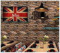 Rock Peel and Stick Wallpaper - Self-Adhesive & Removable Wallpaper Stone Decorations Contact Paper 17.7"x118" 3D Stone Textured Vinyl for