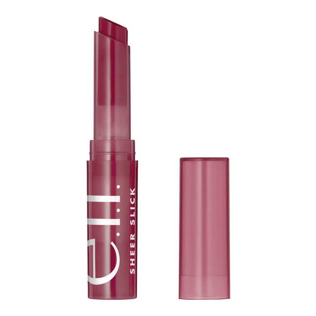 E.L.F. Sheer Slick Lipstick, Hydrating Lipstick for Sheer Color with a Shiny Fin