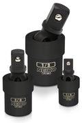 NEIKO 02486A Impact Universal Joint-Socket Swivel Set, Socket Extension Set Made From Cr-Mo with Included 1/4-, 3/8-, and 1/2-Inch Sockets, Set of