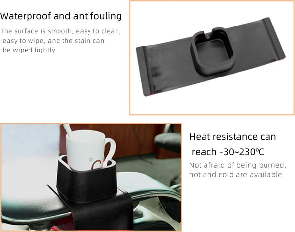 vodvob Couch Cup Holder, Anti-Spill Sofa Cup Holder Silicone Couch Coaster, Suitable for Sofa Recliner Armchairs, Gifts for Mom, Dad, Husband,