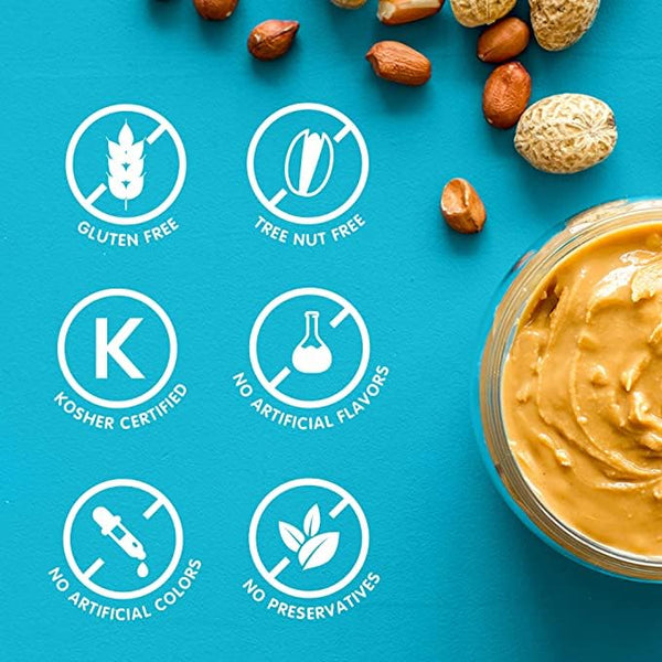 SKIPPY Creamy Peanut Butter Spread, No Sugar Added Peanut Butter, 40 Oz Jar | 7g Protein Per Serving 40 Ounce (Pack of 1)
