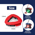 Spin Mop Scrub Brush Head, 2 Pcs Scrub Mop Compatible Easywring 1-Tank System, Hard Bristle Cleaning Scrubber Mop Head for Bathroom, Kitchen, Tub