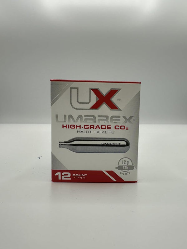 Umarex High-Grade CO2 Cartridges for Pellet Guns 12 GRAM (PACK OF 12) 12 Gram (Pack of 12)