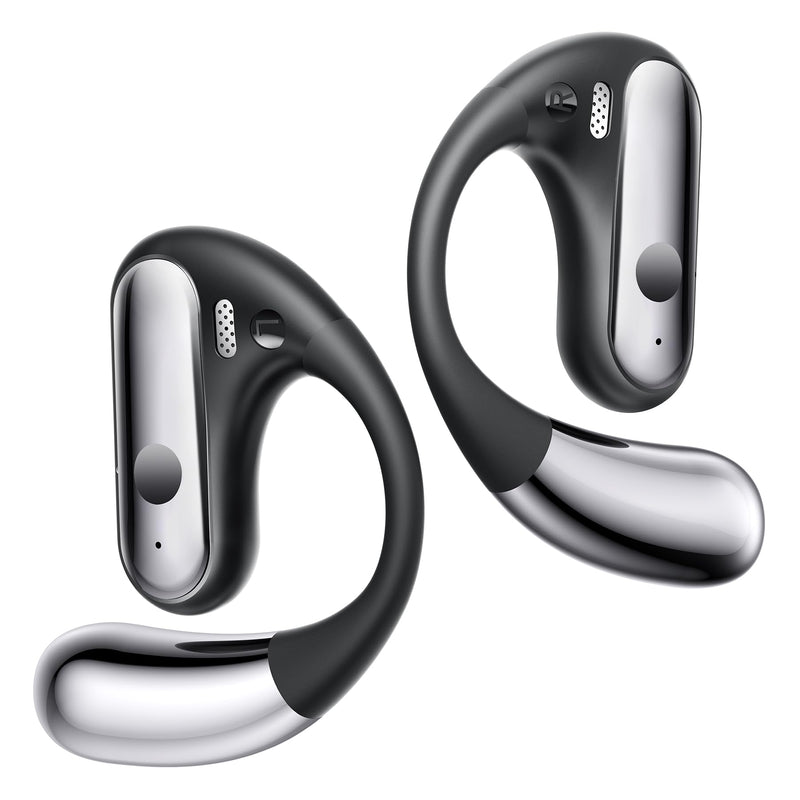 Open Ear Bluetooth 5.4 Headphones, 40Hrs Sport Earbuds, Stereo Deep Bass Sports Ear Buds Built in Mic, LED Display Charging Case, IPX7 Waterproof