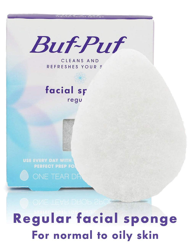Buf-Puf Regular Facial Sponge, Dermatologist Developed, Removes Deep down Dirt &