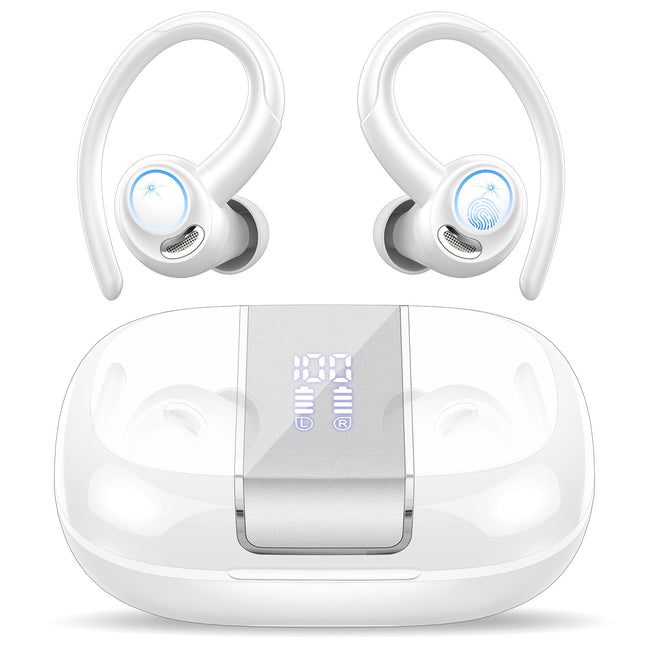 Headphones Wireless Earbuds Sport, Bluetooth 5.3 over Ear Buds Stereo Deep Bass Headset with Earhooks, 48H Wireless Earp