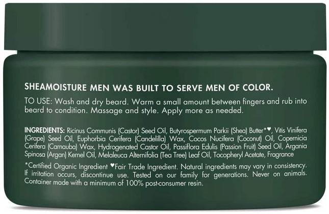 Sheamoisture Beard Balm for Men, 2-Pack Ã¢ÂÂ Moisturizing Shea Butter & Maracu