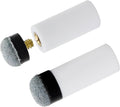 OCR 10Pcs 13mm Soft Grey Cue Tips Billiard Replacement Screw-on Tips with Pool Cue Stick Ferrules