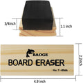 Chalkboard Eraser 6 Pack Wool Felt Dustless Blackboard Eraser Cleaner for Teachers and Kids