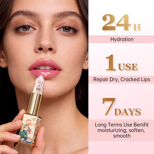CATKIN Lip Balm Tinted Color Changing Lipstick Ultra Hydrating Lip Moistrurizer Lip Care with Vitamin E Nourishing For Cracked & Dry Lips 0.12 oz