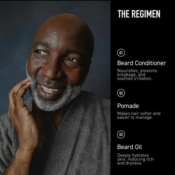 Bevel Mens Beard Grooming Kit - Includes Beard Conditioner, Beard Balm and Beard Oil to Soften, Hydrate and Strengthen Beard and Reduce Skin