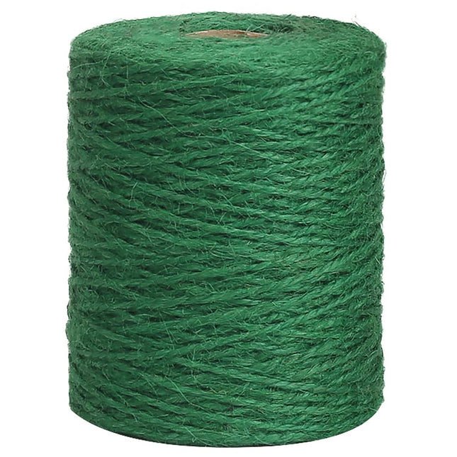 Vivifying Garden Twine, 656 Feet 2Mm Green Plant Ties, Strong Jute Twine String for Climbing Plants, Tomatoes, Floristry