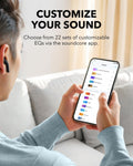 Soundcore K20I by Anker, Semi-In-Ear Earbuds, Bluetooth Wireless, 36H Playtime, Fast Charge, Clear Sound, Comfortable Fit, ENC 2-Mic Clear Calls,