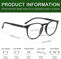 Przene 3 Pack Blue Light Blocking Glasses Women/Men,Retro round Computer Glasses anti Eye Strain/Uv/Glare, Gaming Glasses. (Black/Crystal/Amber)