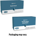 Amazon Basics Facial Tissue, 2-Ply, 160 Tissues per Box, 4 Boxes (640 total) (Previously Solimo) 160 Count (Pack of 4)