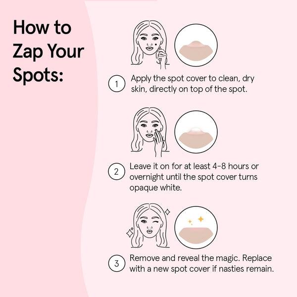 grace & stella Award Winning Pore Strip - Pimple Patches for Face - Hydrocolloid Acne Patches - Absorbs Zits, Reduces Redness - Cute Patches