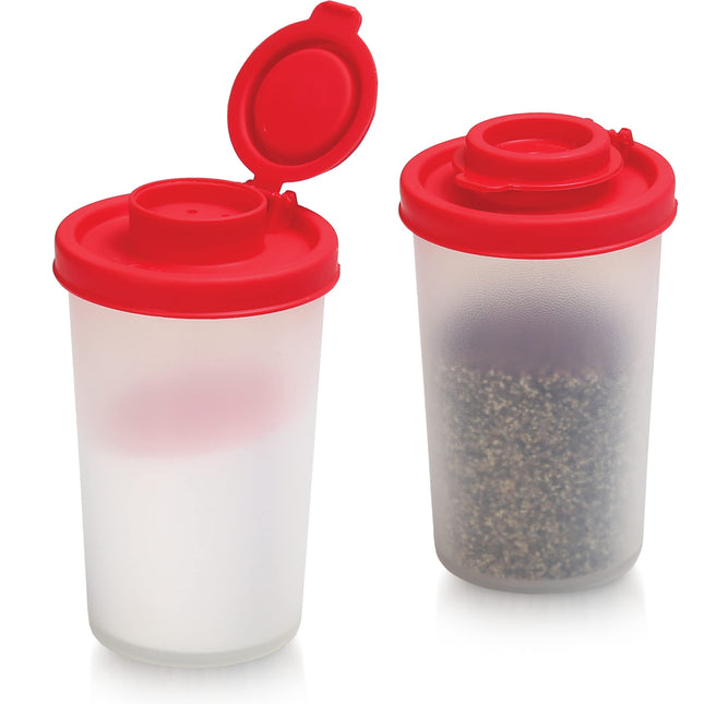 SIGNORAWARE Salt and Pepper Shakers Moisture Proof Set of 2 Large Salt Shaker to Go Camping Picnic Outdoors Kitchen Lunc