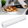 Cutting Plastic Wrap Dispenser with Slide Cutter,And Reusable for Tin Foil, Design (40X35Cm / 15.7X13.8In)