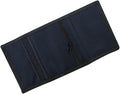 NEICY RFID Blocking Canvas Wallet for Men and Women - Camo Trifold Outdoor Sports Wallets with Magic Sticker for Teen Kids (Black)