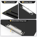 Plastic Clipboards, Black 8.5x11 Clip Board Black 1