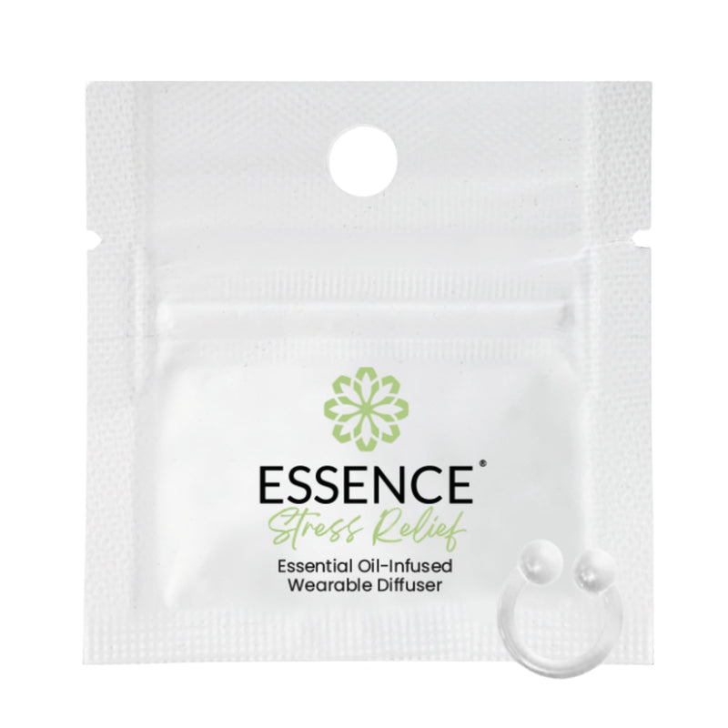 Essence Wearable Aromatherapy Nasal Diffuser – Stress Relief Essential Oil Nose Ring – Personal Scent Clip for Travel, Work & Everyday Use – Made