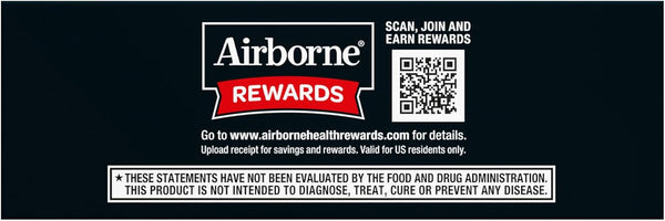 Airborne Vitamin C 1000Mg (Per Serving) - Zesty Effervescent Tablets, Gluten-Free Immune Support Supplement, Echinacea & Ginger, Orange, Citrus,