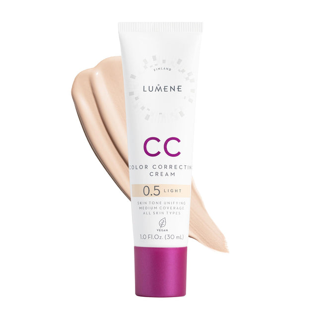 Lumene Color Correcting CC Cream - Lightweight Foundation - Medium Coverage - Re