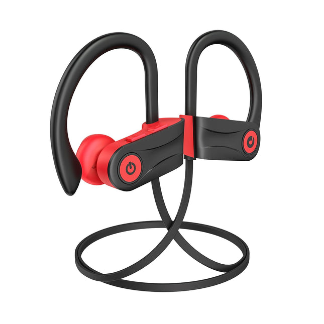 Boean Workout Headphones with Mic - Bluetooth 5.3 Technology, Stereo Sound, Deep Bass, 16 Hrs Playback, IPX7 Rating for 