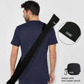 Cosmos Cue Stick Carrying Bag for 1/2 Billiard Stick Storage, 32 Inches Black Color, with Mini Zipper Storage Pouch