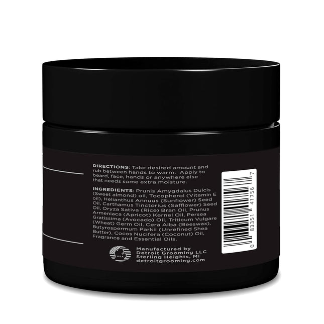 Detroit Grooming Co. Beard Butter for Men | Softens, Thickens & Hydrates with Sa