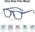 Blue Light Glasses 99% Blue Light Blocking Computer Glasses anti Glare 400 UV & Eye Strain Fake Square for Men Women