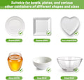 300Pcs Reusable Elastic Food Bowl Storage Covers, Sublaga Bowl Covers, Dish Plate Covers, Alternative to foil, Plastic Wrap,BPA Free