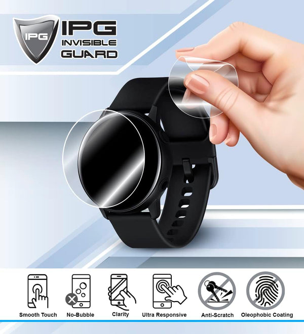IPG for Suunto Watch Race S Hydrogel Screen Protector (2 Units) Invisible HD Clear Film Anti Scratch Guard-Smooth/Self-Healing/Bubble for RaceS