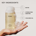 OUAI Fine Shampoo - Volumizing Shampoo with Strengthening Keratin, Biotin & Chia Seed Oil for Fine Hair - Delivers Clean, Weightless Body -