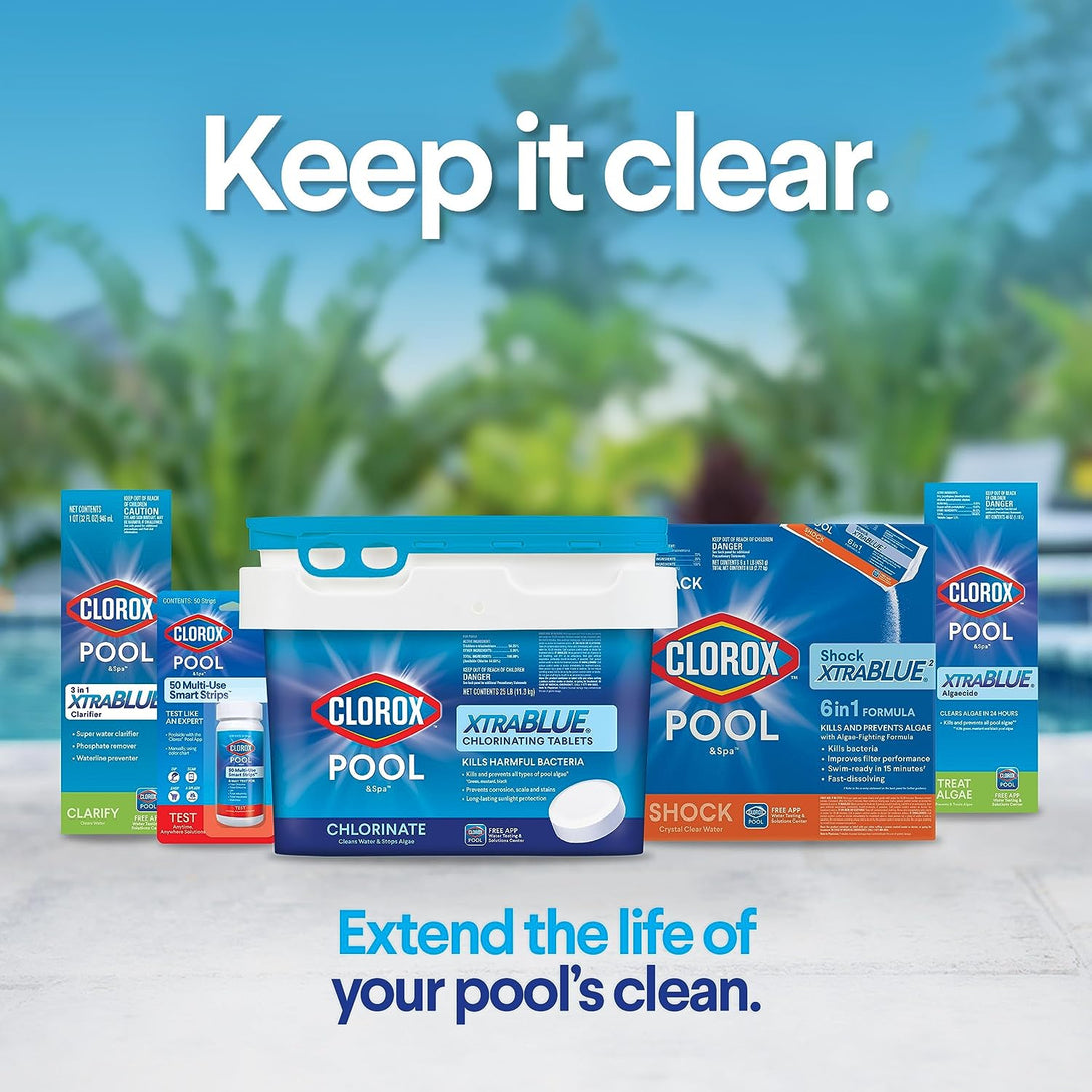 Clorox® Pool&Spa™ Swimming Pool Ph Down, Lowers Ph, Protects against Eye and Skin Irritation, 5LB (Pack of 1)