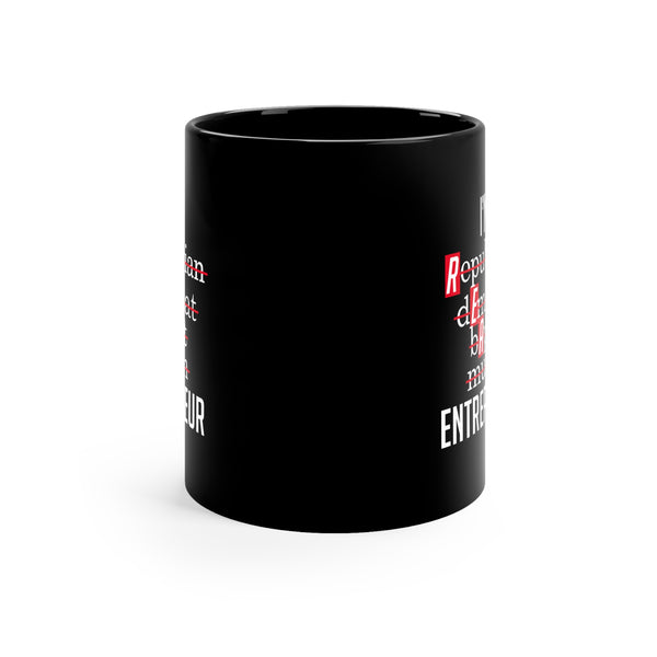 Black Coffee Mug, 11oz