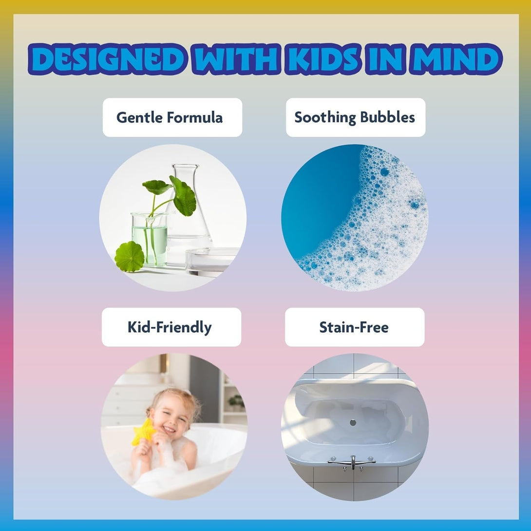 Mickey Minnie and Donald Duck Bath Bombs for Kids, Fun Bright Rainbow Colors, Berry Scented for Kids, Ages 3+, by Townley Girl