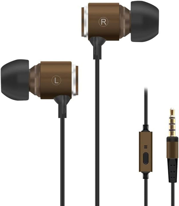 Headphones with Extra Long Cord Extra Earbuds for PC TV Ear Listening Earbuds without Microphone Plug in Headphones Ear Buds Headphones for Computer with No Mic Earphones 6.5FT