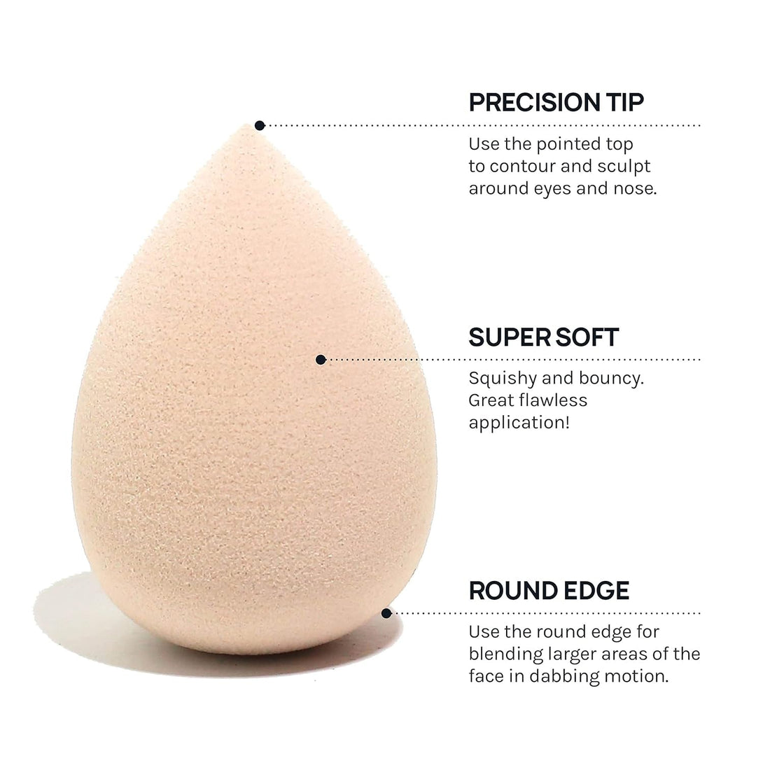 AOA Studio Collection Makeup Mochi Sponge Set Makeup Blender Latex Free and High-Definition Set of 6 Makeup Blender for Powder Cream and Liquid Wonder Blender Beauty Cosmetic (6 Count)