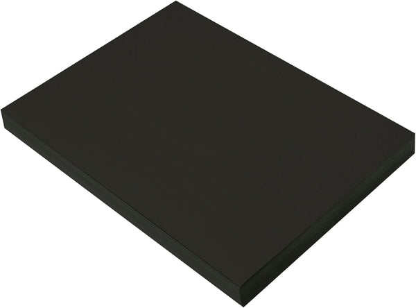 Prang (Formerly Sunworks) Construction Paper, Black, 9" X 12", 100 Sheets