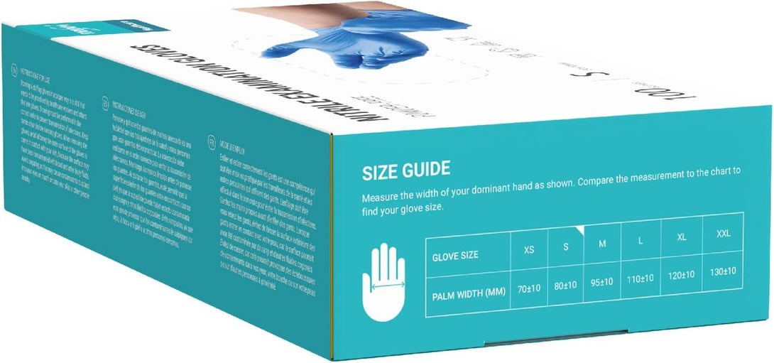 Nitrile Examination Gloves, Pack of 100