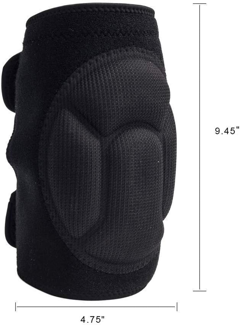 Knee Pads Comfortable Non-Slip, Thick Extra Foam Cushion for Scrubbing Floors, Gardening, Yoga & Construction, Soft Inner Liner, Strong Double Straps and Adjustable Easily（L）