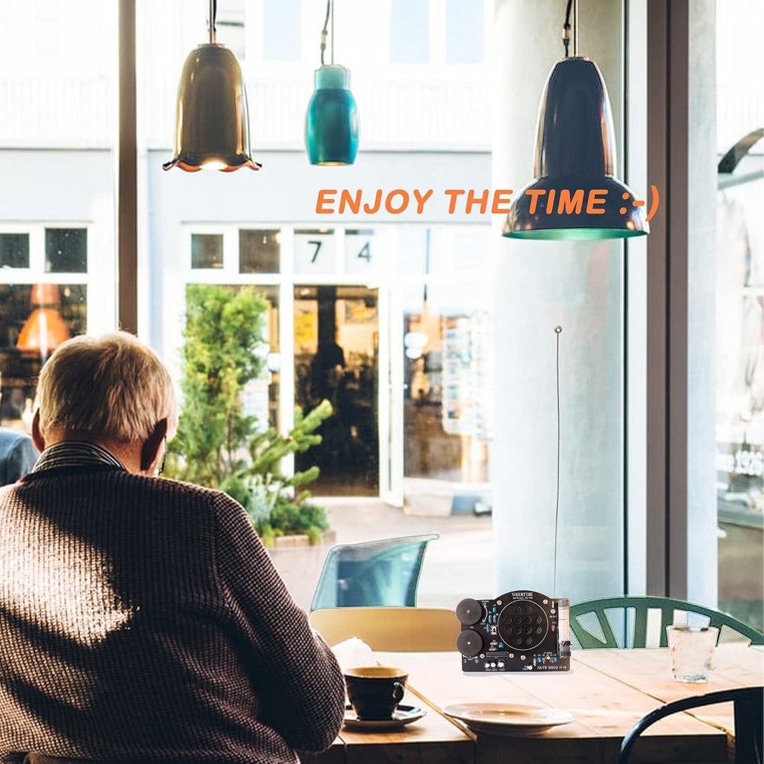 AM FM Radio Kit Soldering Project Kit for Learning Practicing Teaching Electronics, Great STEM Project and Gift, New Version