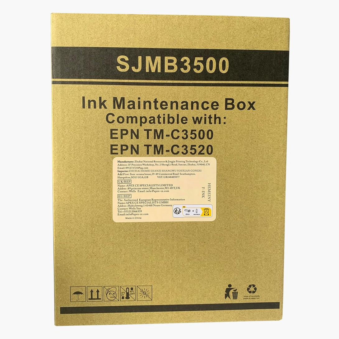 Maintenance Box Replacement for SJMB3500 Waste Ink Tank,Work with Colorworks TM-C3500 TM-C3510 TM-C3520 Printers