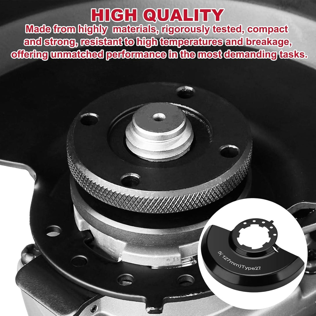 Angle Grinder 43-54-1220 5" Type 27 Wheel Blade Guard Fits for Milwauk-Ee Angle Grinder 2780-20, 2781-20, 6117-30, 6117-31, 6124-30